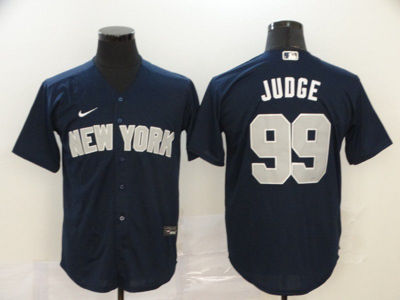 Men New York Yankees #99 Judge Blue Game Nike MLB Jerseys